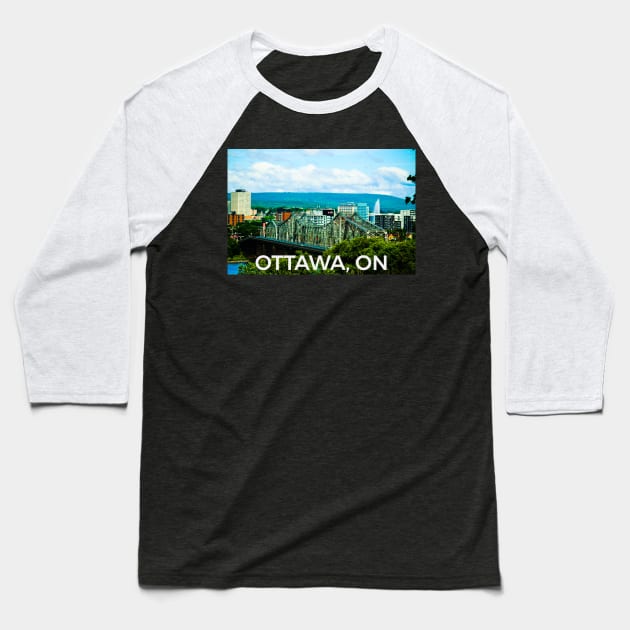 Alexandra Bridge Baseball T-Shirt by Laybov